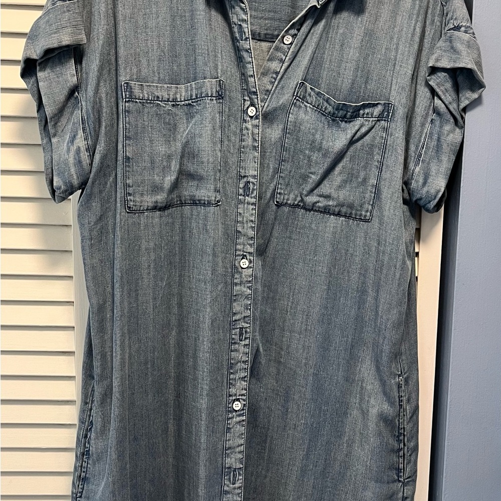 Cute denim coverup dress